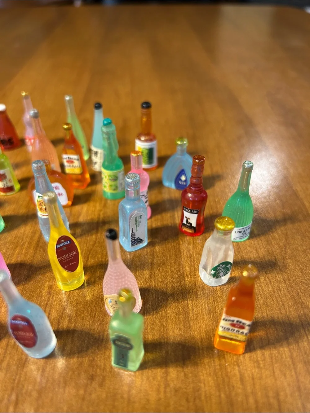 Coca Cola Assorted Miniature Bottle Party Accents - Multicolor
